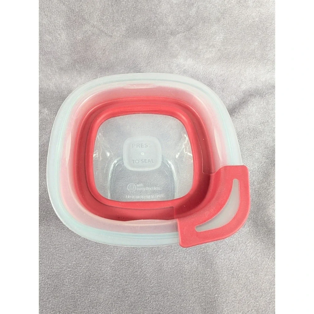 Rubbermaid Glass Set of 1.5  & 1.0 Cup Food Storage Containers Bowls w/ one Lid